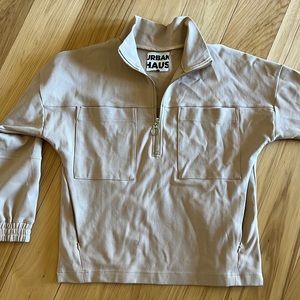 Womens urban haus zip up pullover size small